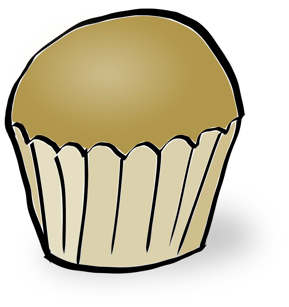 OnlineLabels Clip Art - Muffin