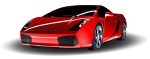 OnlineLabels Clip Art - Red Lamborghini