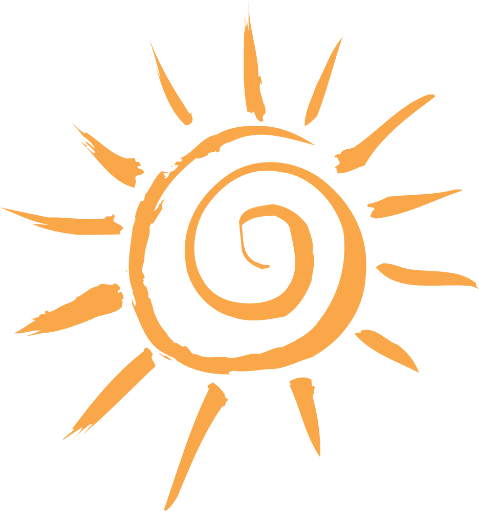 OnlineLabels Clip Art - Simple Sun Motif