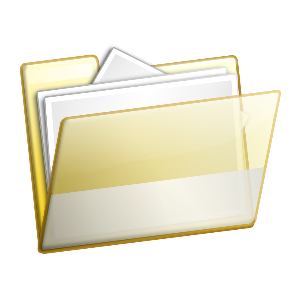 OnlineLabels Clip Art Simple Folder Documents