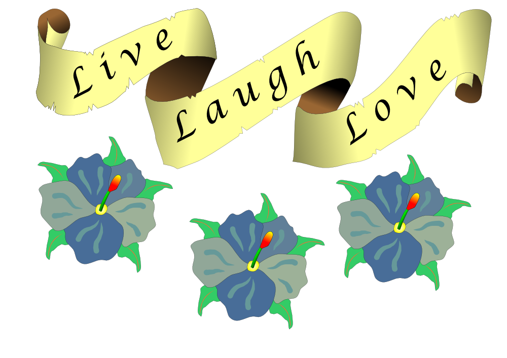 Onlinelabels Clip Art Live Laugh Love
