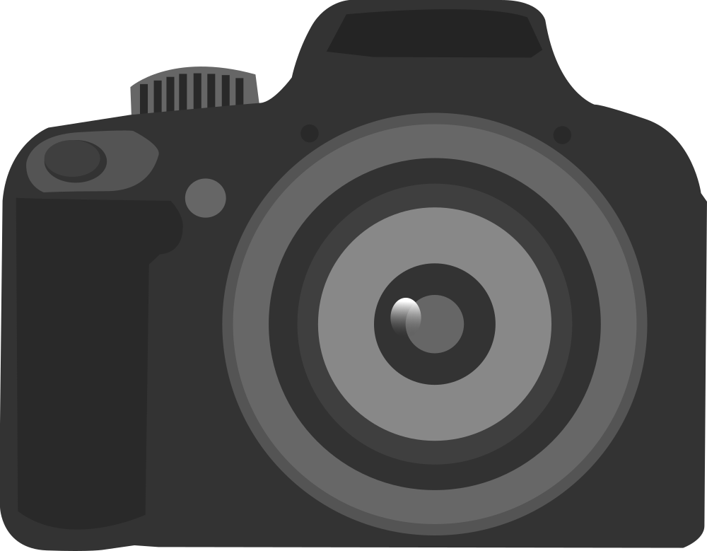 OnlineLabels Clip Art  SLR Camera 