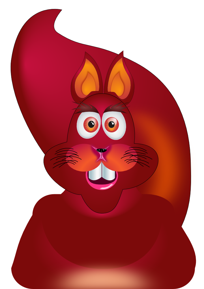 OnlineLabels Clip Art - Squirrel