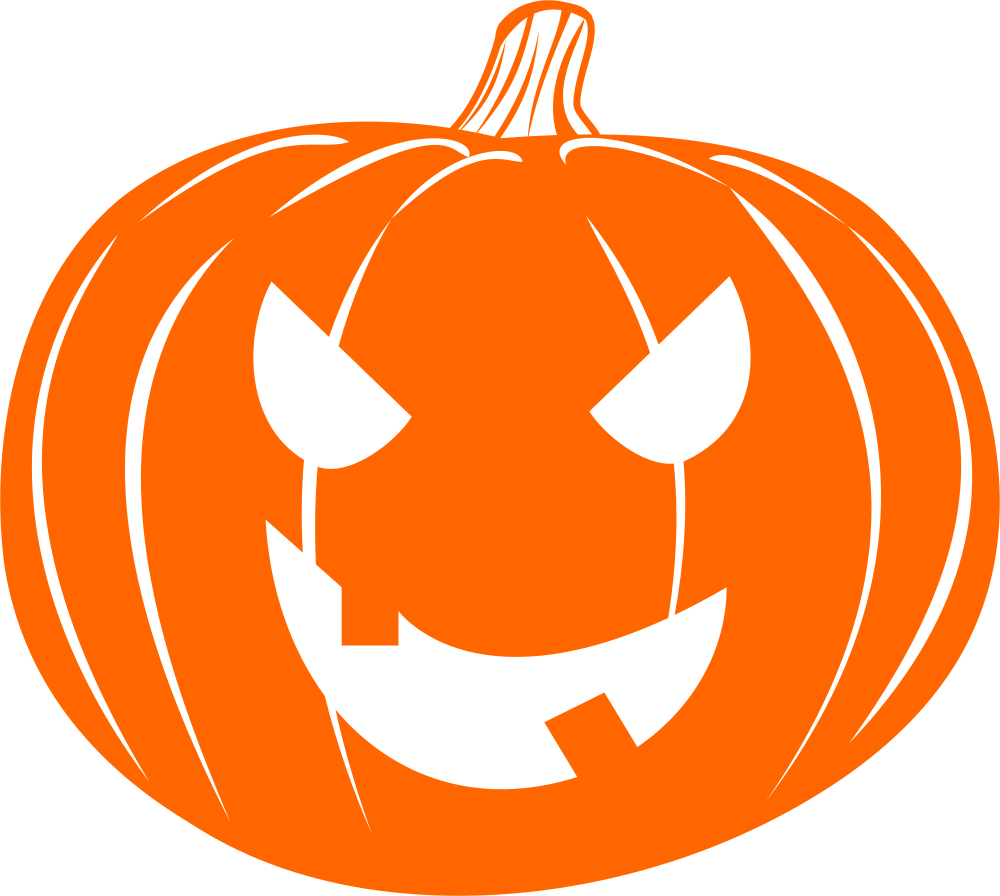 OnlineLabels Clip Art - Jack-O'-Lantern Orange