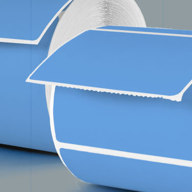 Blue Direct Thermal Labels banner image