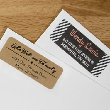 Envelope Labels - Blank or Custom Printed