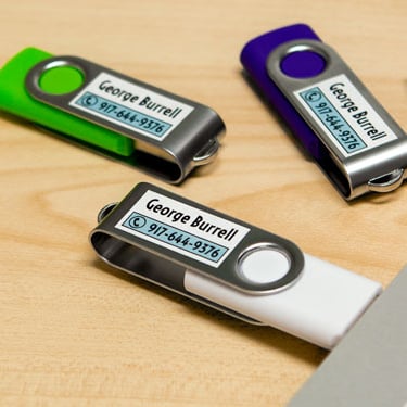 Flash Drive Labels banner image