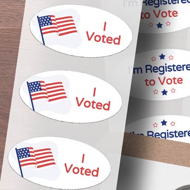 Voting Stickers banner image