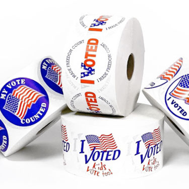 Printable I Voted Stickers Blank - I Voted Stickers Banner Og 