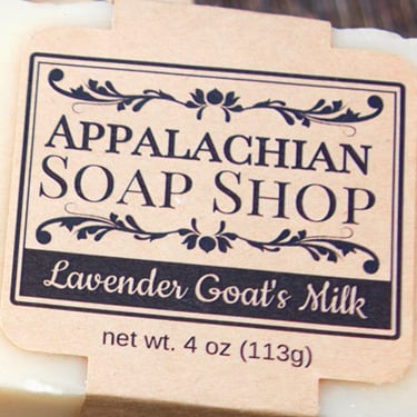 Soap Bar Label Design Template: Custom Soap Label Wrappers