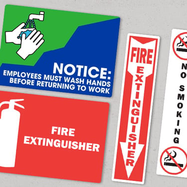 Workplace Safety Stickers banner image