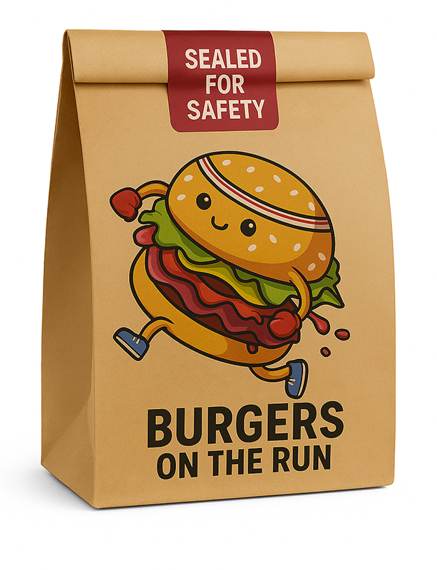 Shrink sleeve label design file along with the final result on a can.