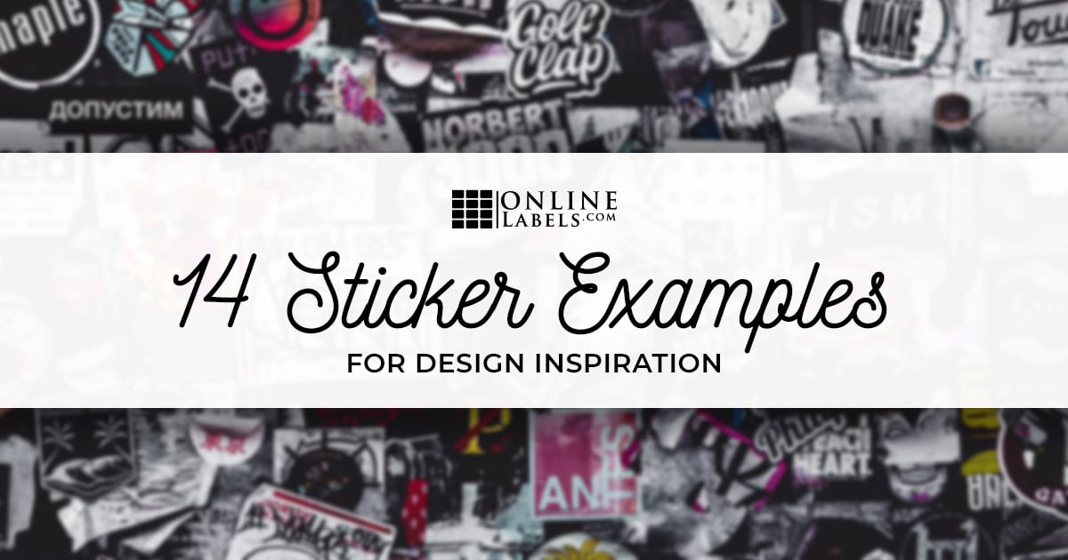 Sticker examples for design inspiration.