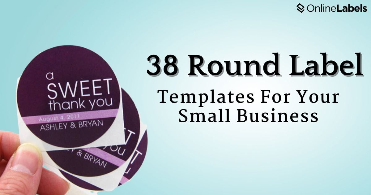 38 Round Label Templates For Your Small Business