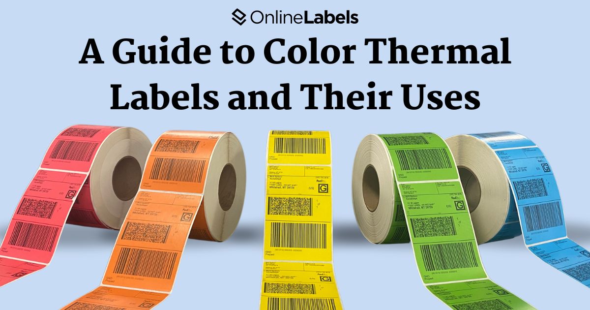 A Guide to Color Thermal Labels and Their Uses