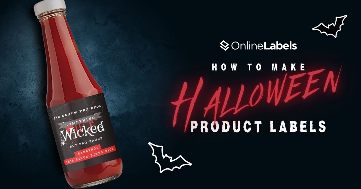 How to Make Halloween Product Labels