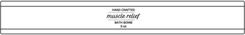 Wrap-around bath bomb product label template