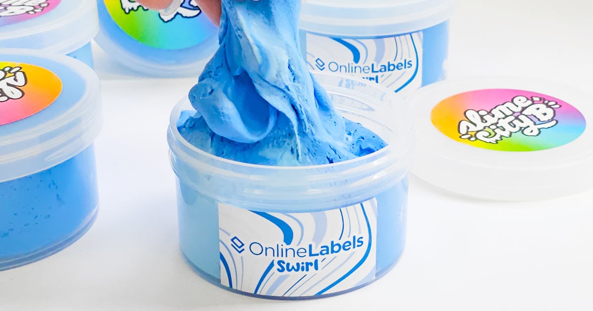 Online Labels slime pull
