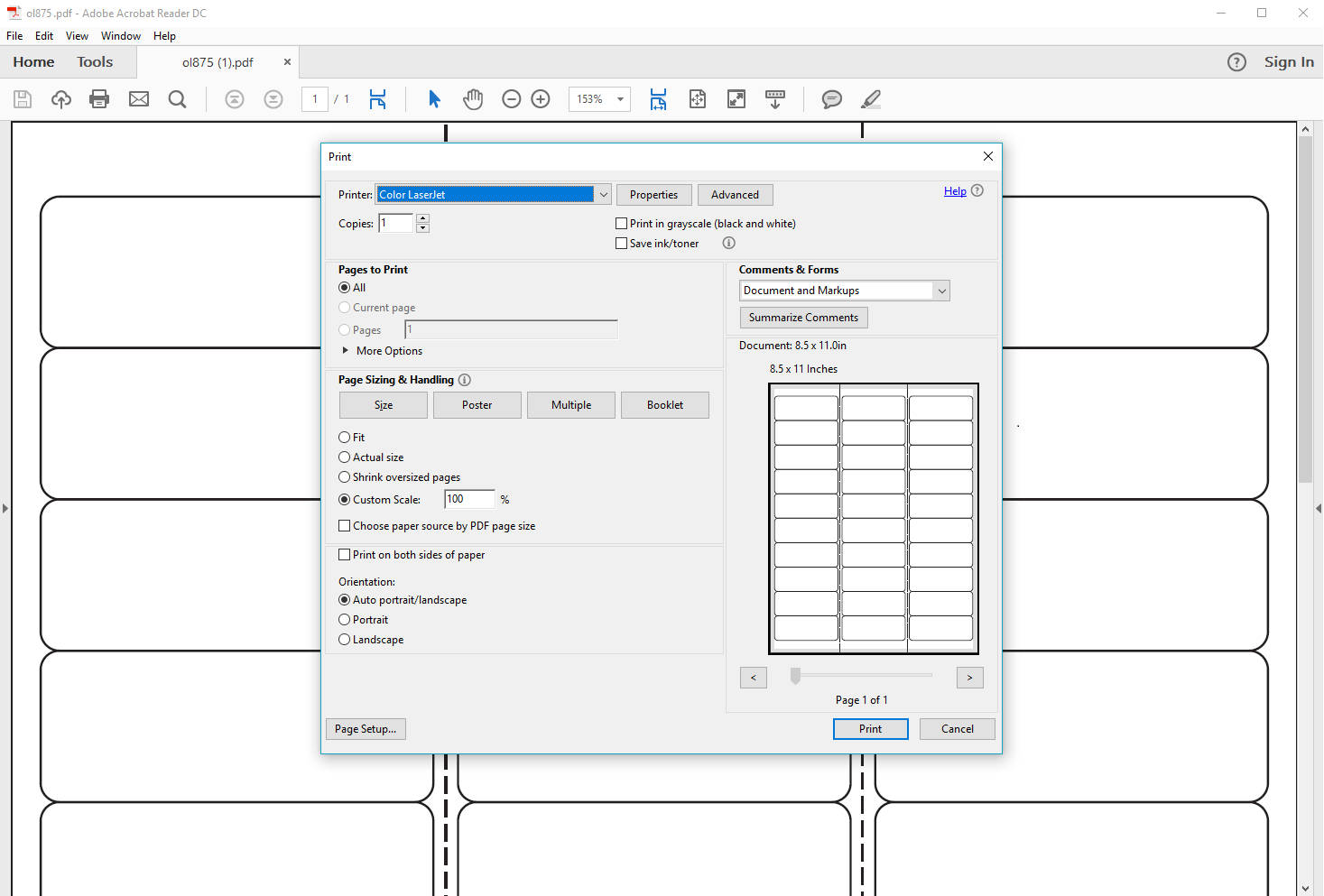 adobe reader print to pdf