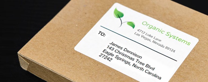 Elegant Wrap-Around Bottle Label