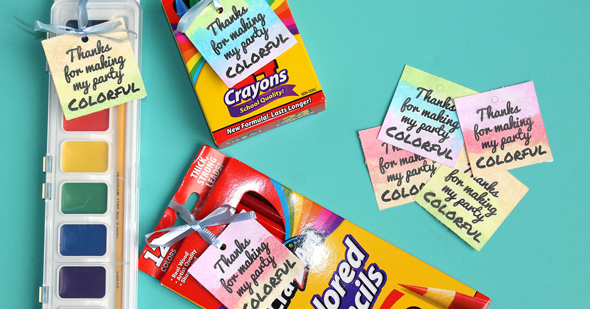 Giveaway ideas for art-themed party
