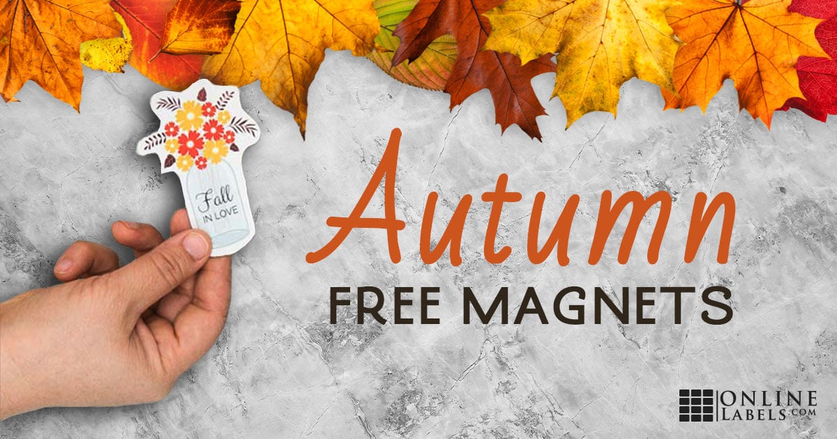 DIY Autumn Magnets [Free Template]