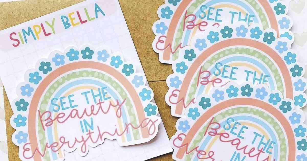 Beauty in everything stickers