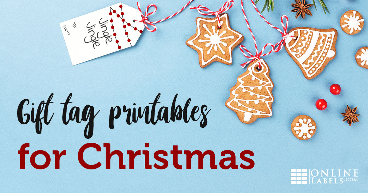 DIY Christmas Gift Tag & Label Printables