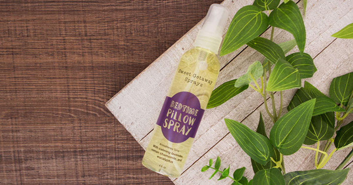 Spray bottle with clear matte product label
