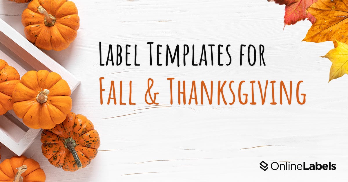 56 Free Label Templates For Thanksgiving And The Fall Season