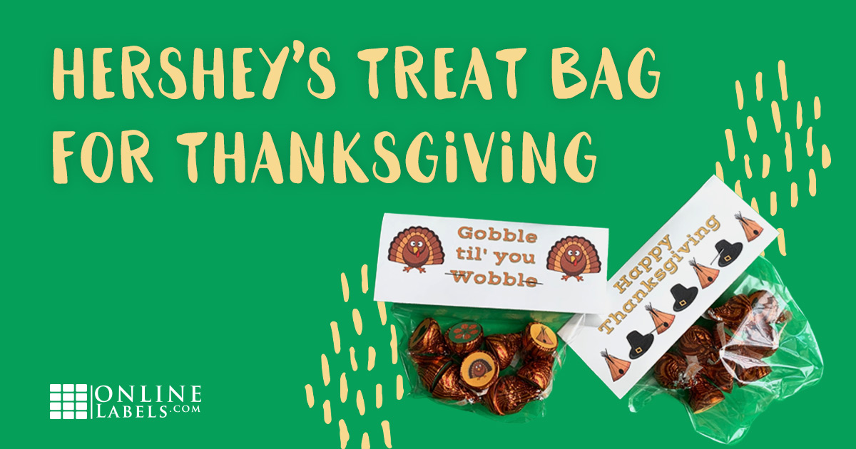 Thanksgiving Hershey's treat bag.