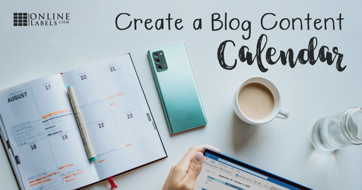 Create a blog content calendar