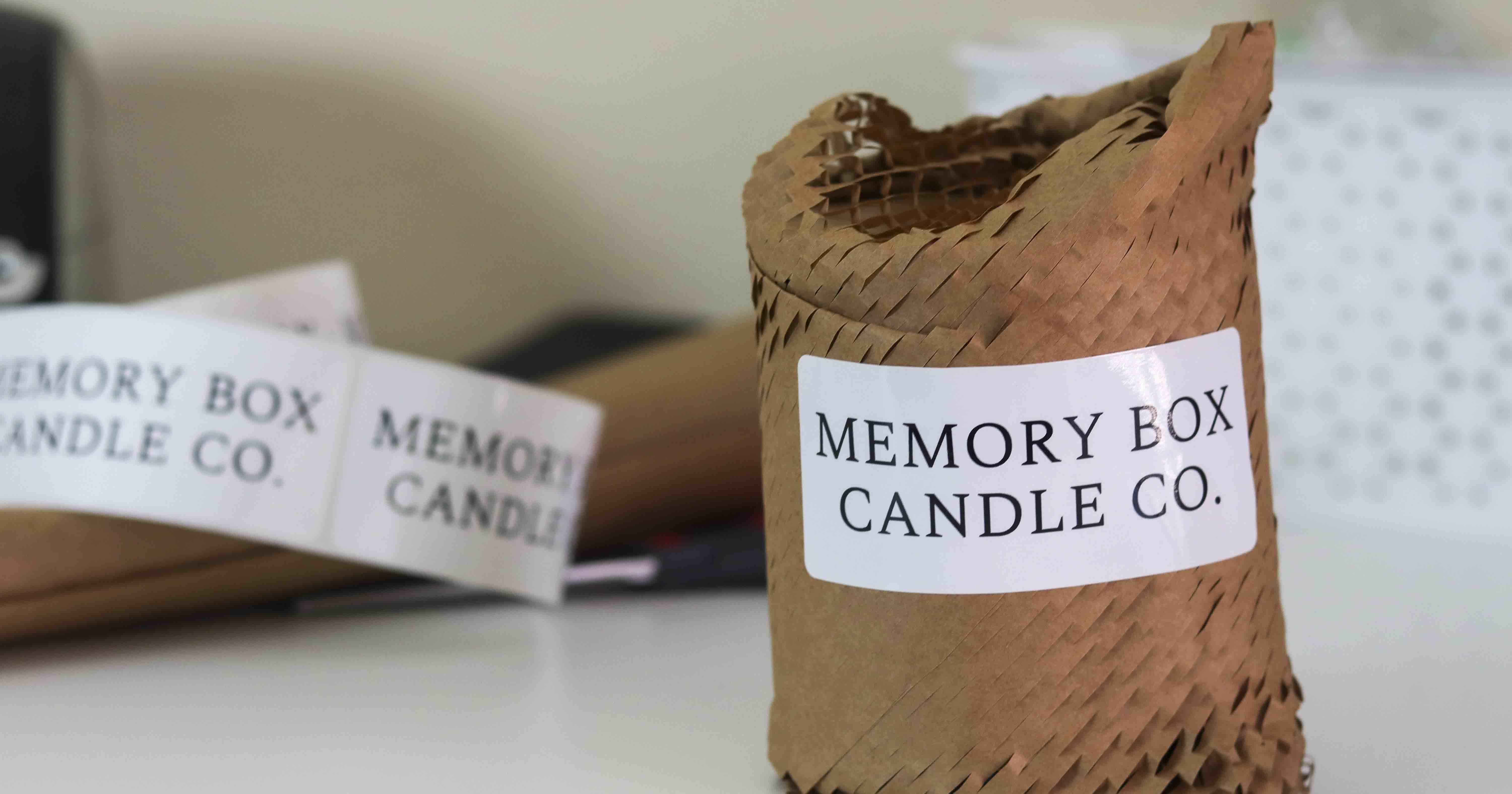 How Memory Box Candle Co. Improves Branding and Efficiency With Custom Roll  Labels