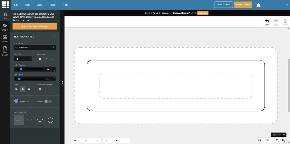 New Maestro Label Designer Sign-in