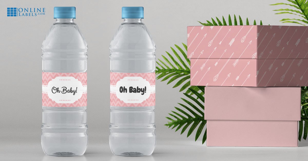 The same label design using two different fonts: How fonts change the look and feel of your water bottle