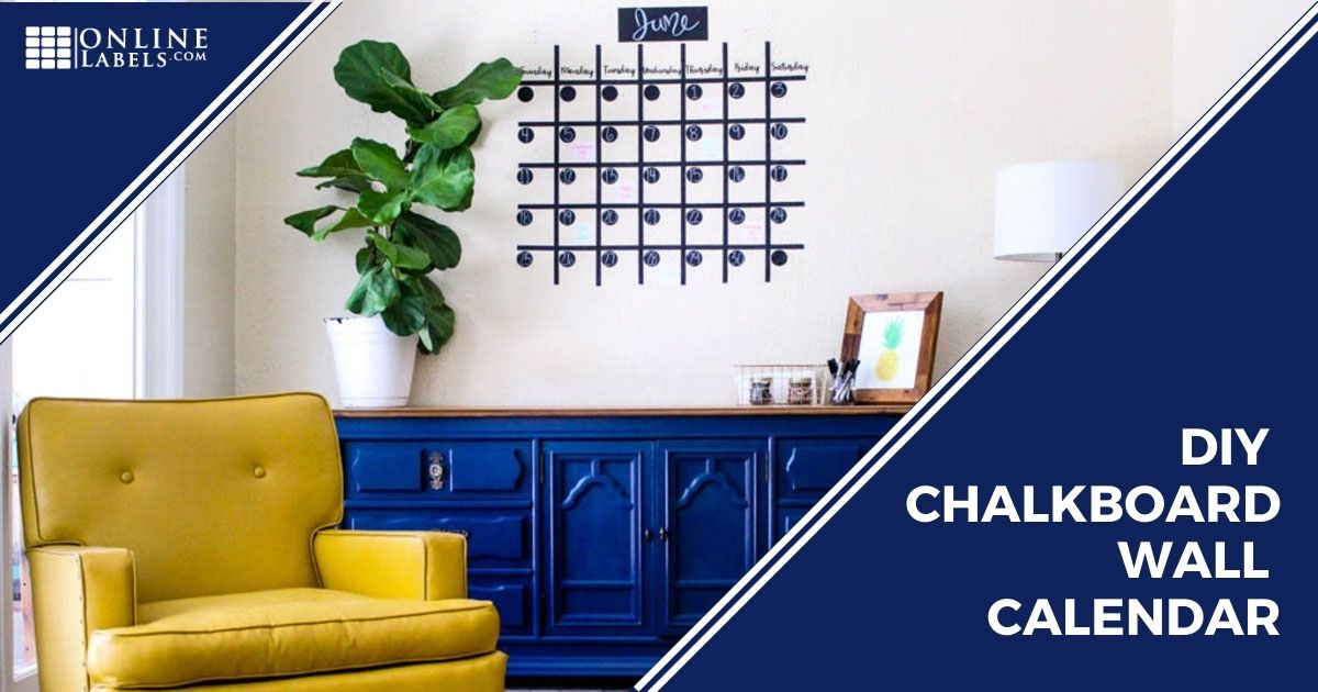 How To Make A DIY Chalkboard Wall Calendar How To Make A DIY Chalkboard Wall Calendar