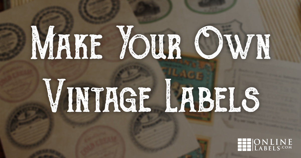 Make Your Own Distressed Vintage Labels in Minutes