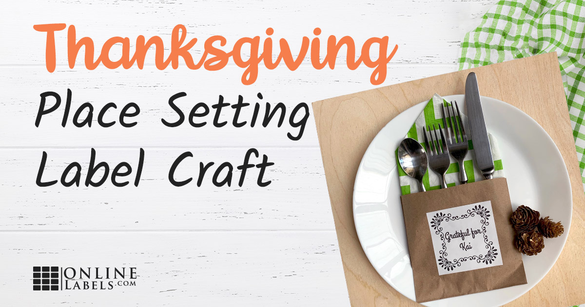 Thanksgiving place setting craft.