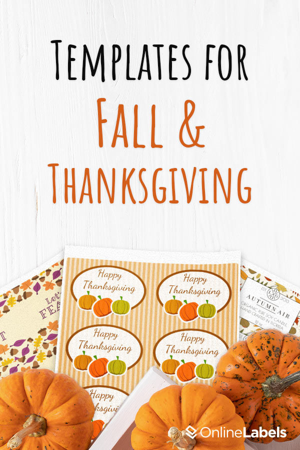 43 Free Label Templates For 旅 Thanksgiving And The Fall 2020 Season