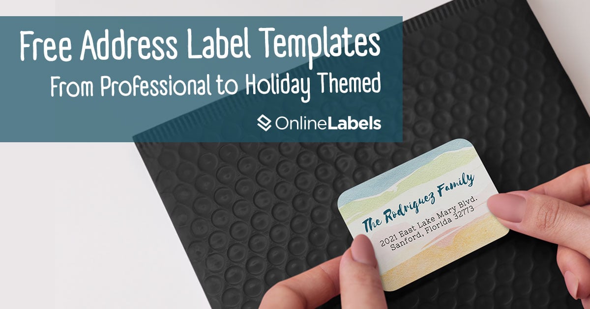 Free address label templates