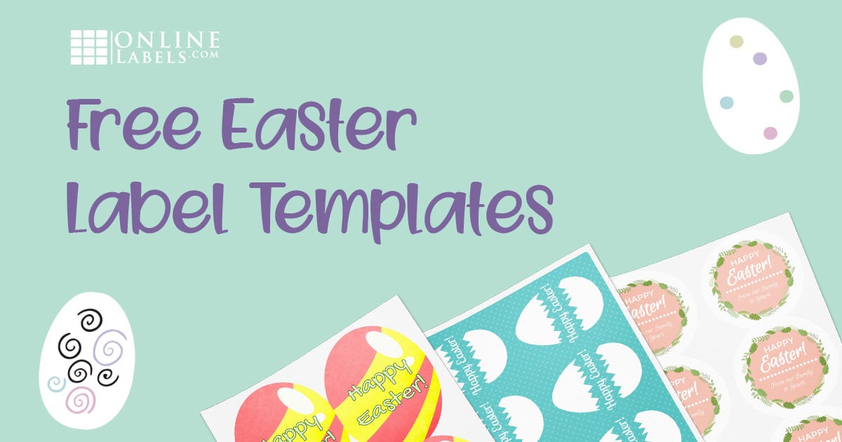 Easter label template roundup article