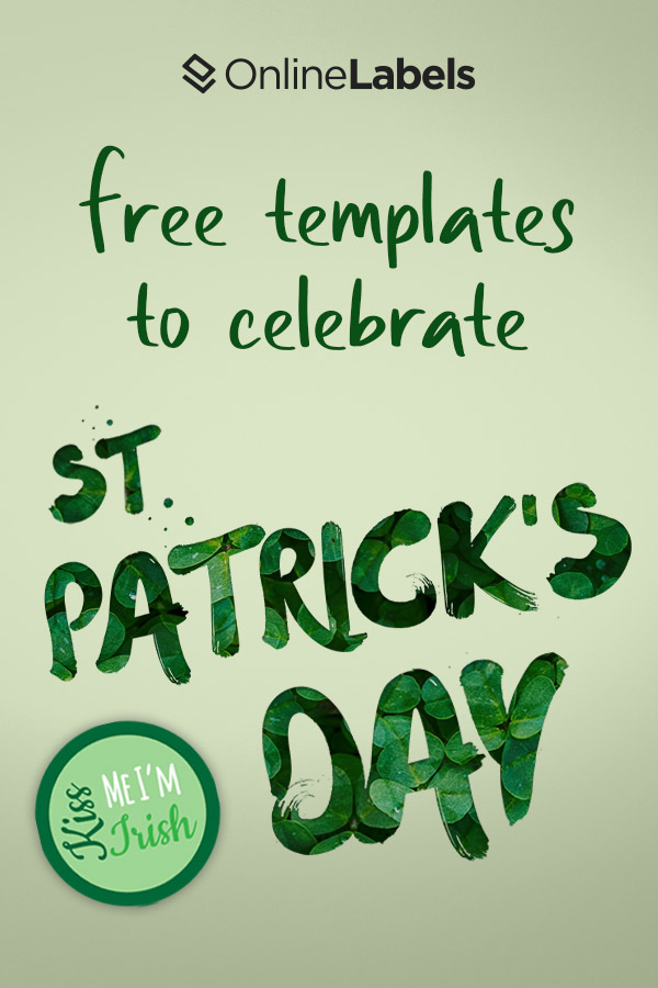 Free printable label templates you can download to celebrate St. Patrick's Day