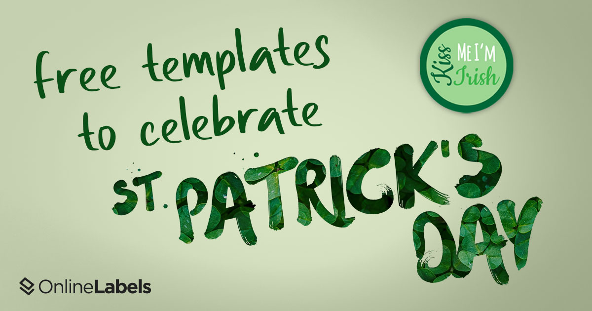 Free printable label templates you can download to decorate your home, classroom, or body for St. Patrick's Day