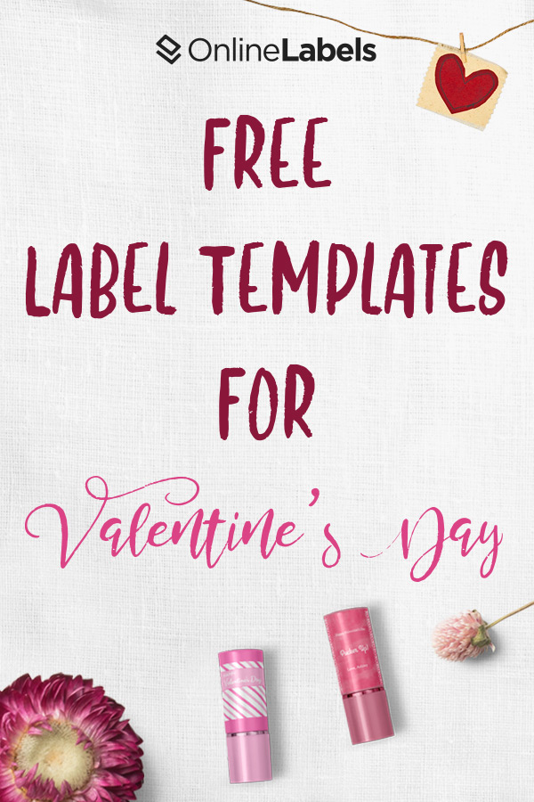 Free label templates for celebrating Valentine's Day in your home, classroom, or office