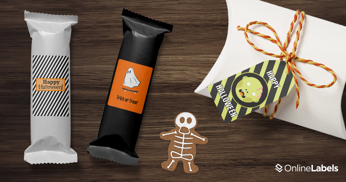 Send kids, friends, and family home from your Halloween bash with this selection of free printable party label templates
