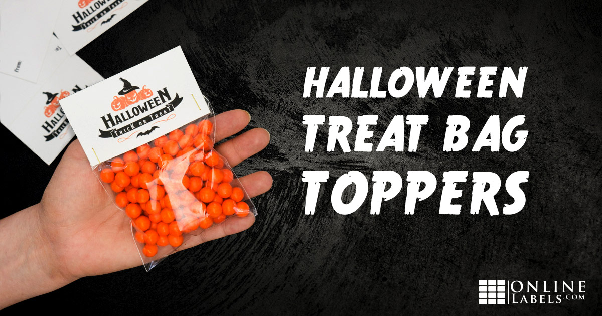 How To Make A Halloween Treat Bag Topper