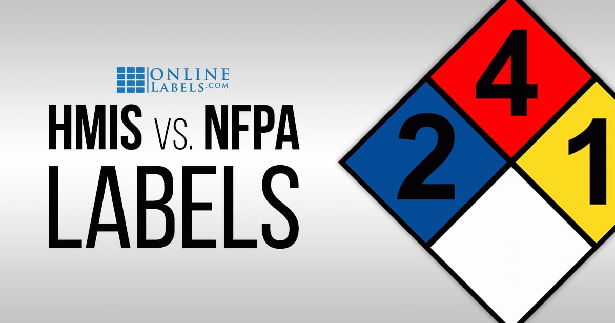 Hmis Vs Nfpa Labels What S The Difference