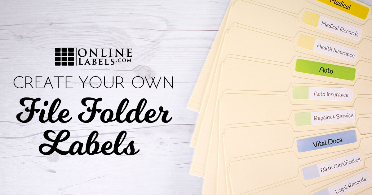 How to Create File Folder Labels in 5 Easy Steps