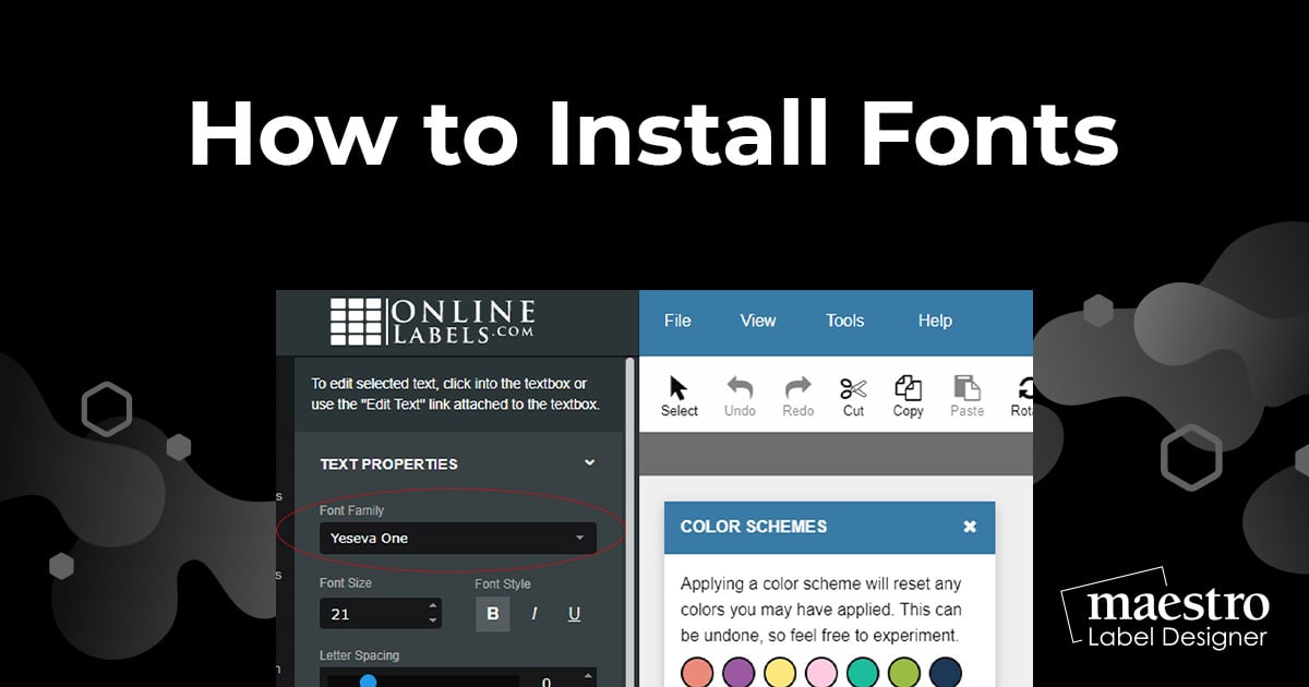 How to Install Fonts In Maestro Label Designer Using the Font Finder Extension