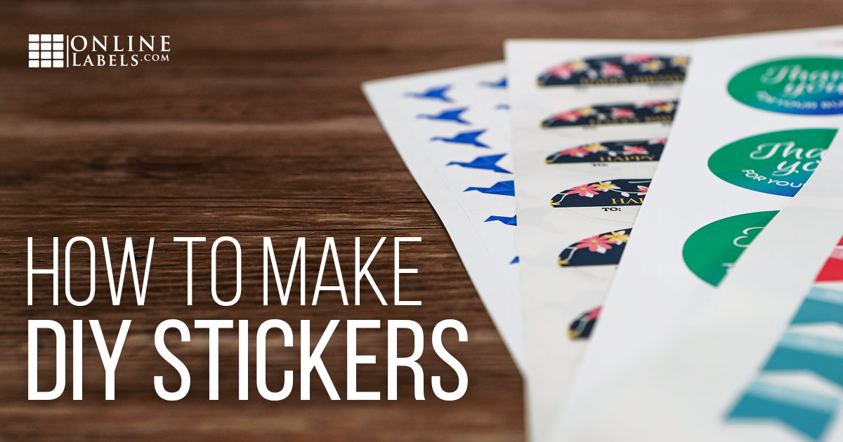 make custom homemade stickers